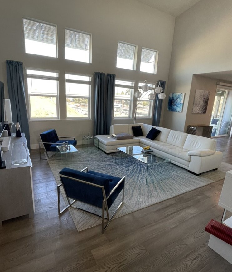Professional house cleaning service in San Jose CA modern living room clean interior