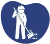 Post construction cleaning service icon — Jales Cleaning Services Bay Area