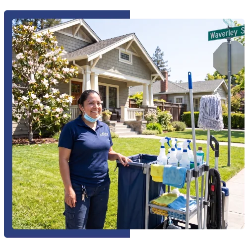 Professional mopping service by Jales Cleaning Services in Palo Alto