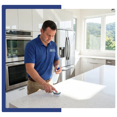 Deep cleaning services in Cupertino CA — professional kitchen cleaning by Jales
