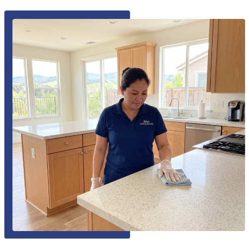 Professional house cleaner providing house cleaning services in Union City, CA