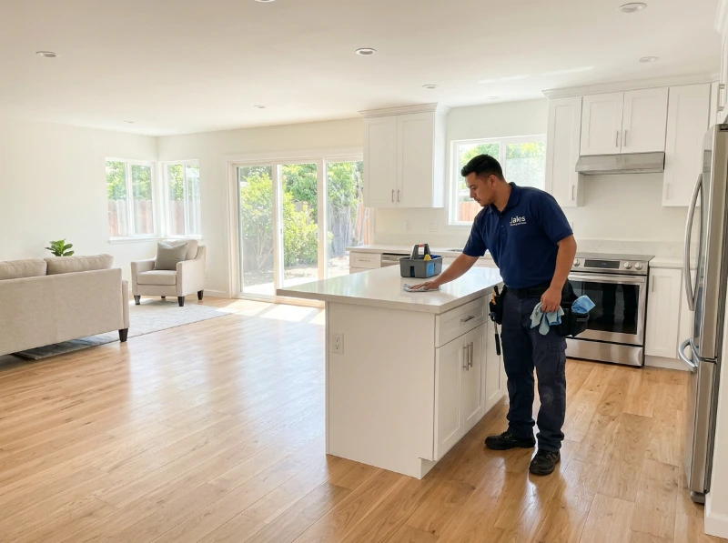Freshly cleaned renovated room after professional after renovation cleaning services — spotless and move-in ready